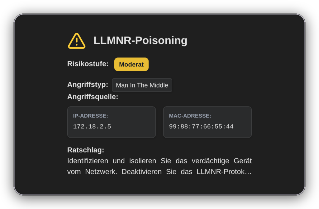 Oxyscan Angriffserkennung: Echtzeit-Warnungen bei Eindringversuchen im Netzwerk