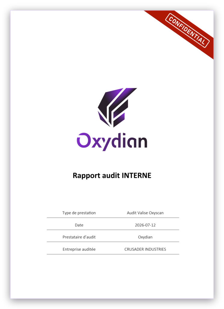 Rapport d'audit personnalisable en marque blanche